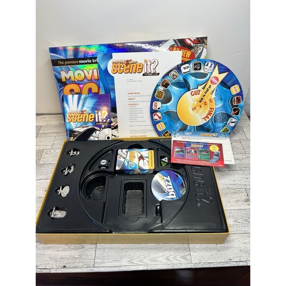 Scene It? Movie 2nd Edition DVD Trivia Board Game Mattel 2007 Preowned COMPLETE - Picture 4 of 10